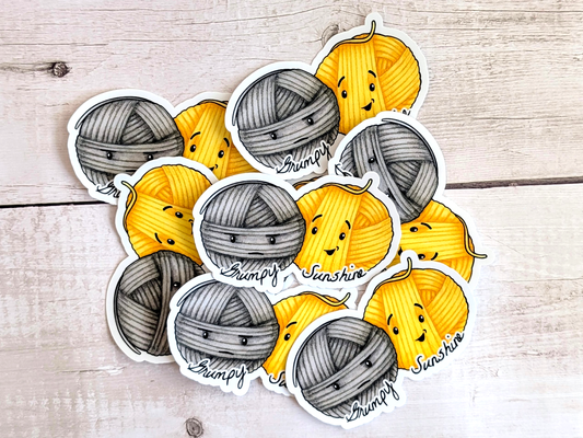 Sticker: Grumpy / Sunshine