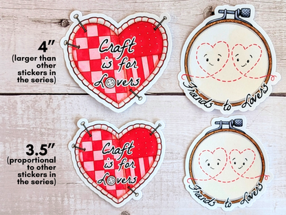Sticker: Craft Is for Lovers